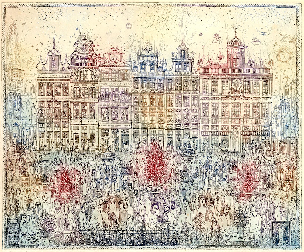 Journeys to Real and Imaginary Landscapes - Arnold Gross 95