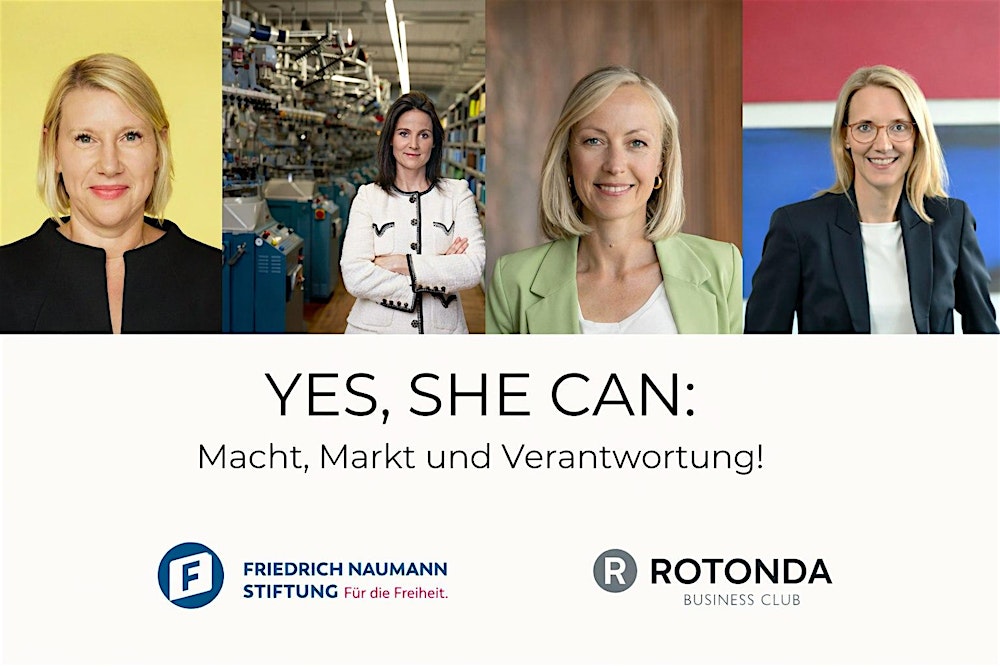 Yes, she can: Macht, Markt und Verantwortung!