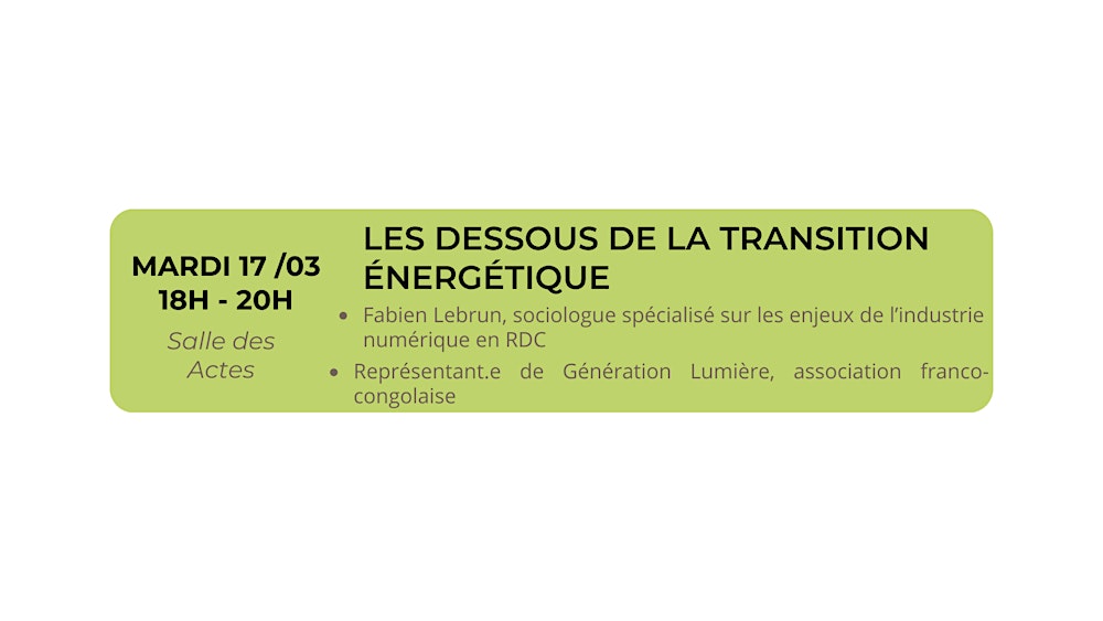 Les dessous de la transition énergétique Séminaire CERES -ENS- ULM Séance 2