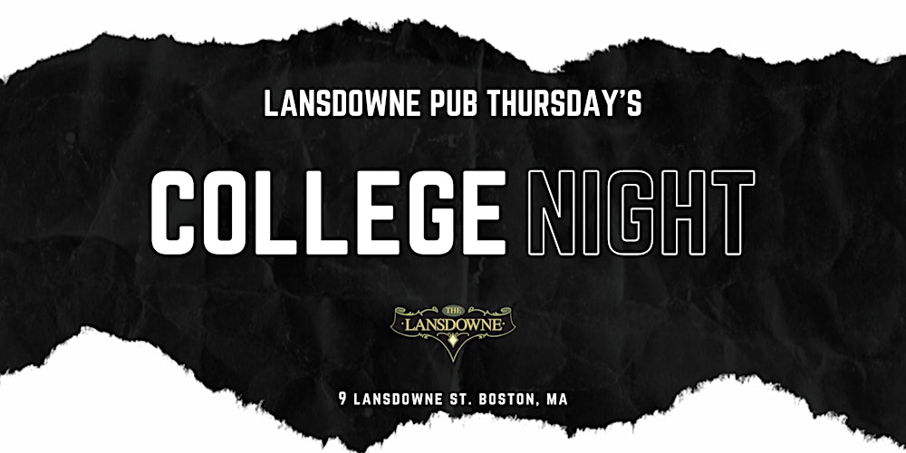 College Night @ Lansdowne Pub
