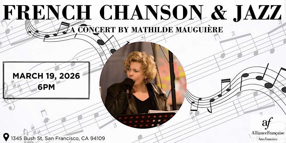 French chanson & jazz: a concert by Mathilde Mauguière on March 19