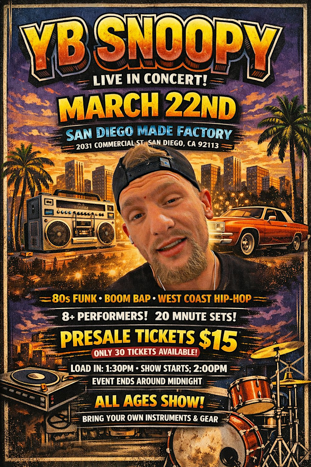 YB Snoopy Live In San Diego