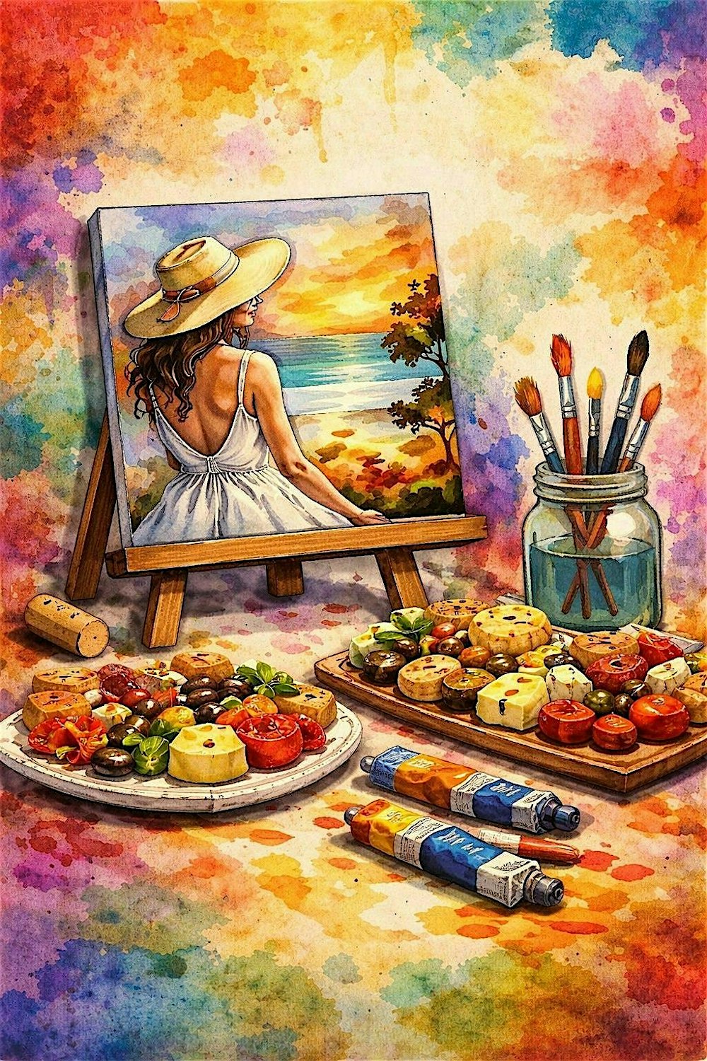 Paint and Sip Gourmand / Gourmet Paint and Sip