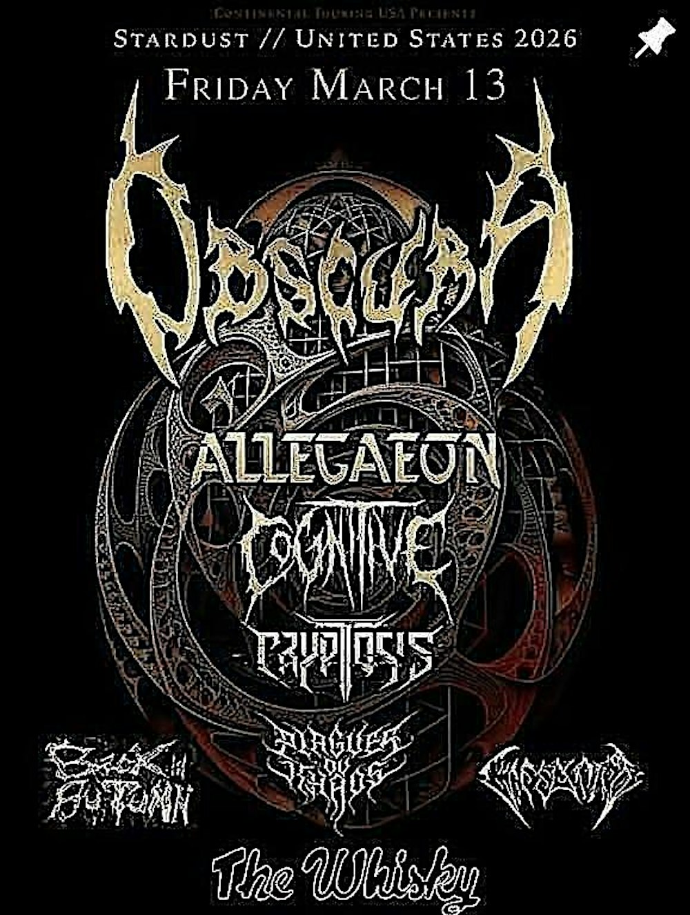 Massecutor Opening for OBSUCRA at The Whisky a Go Go