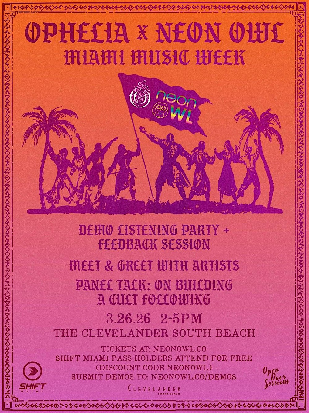 Ophelia x Neon Owl | Miami Music Week - 03.26.26