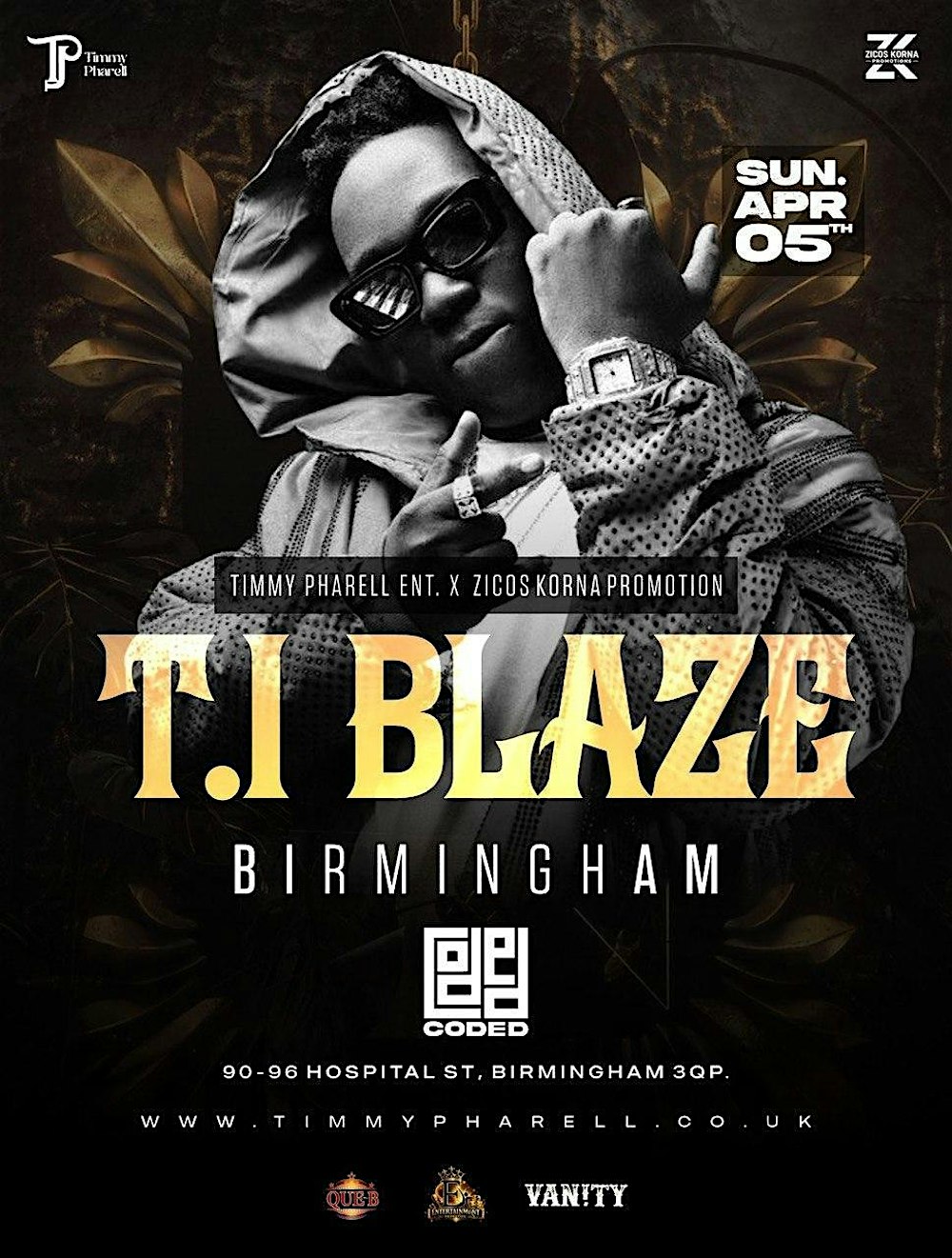 T.I BLAZE LIVE IN BIRMINGHAM