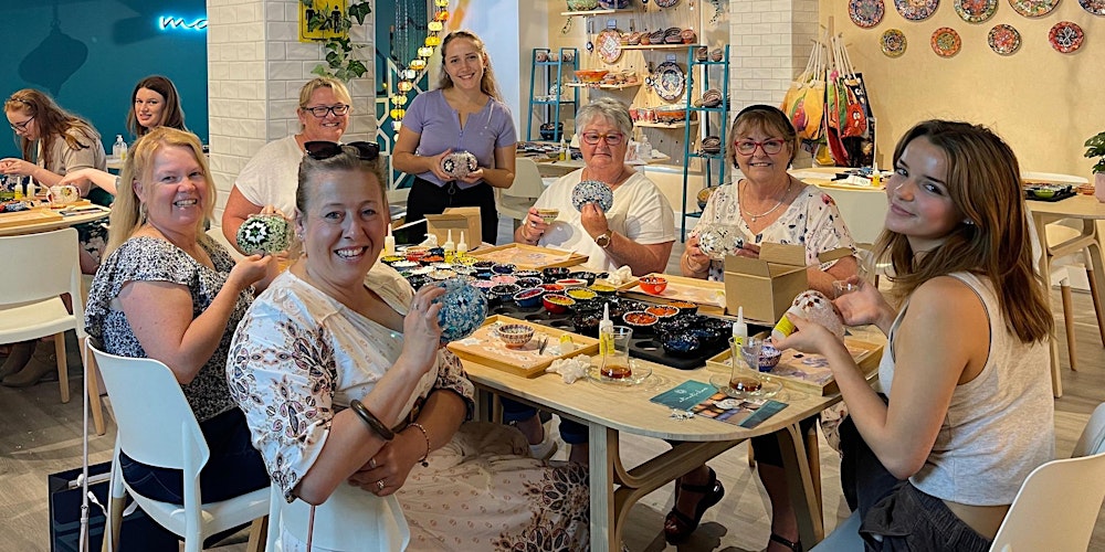 Mosaic Art Classes Las Vegas: Turkish Lamp Workshop