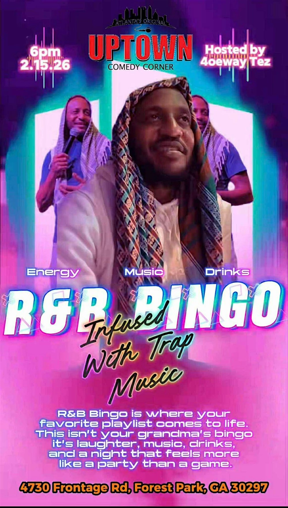 Sunday Fun R & B & Bingo Party, Infused w Trap Music, Hosted by 4oeway Tez