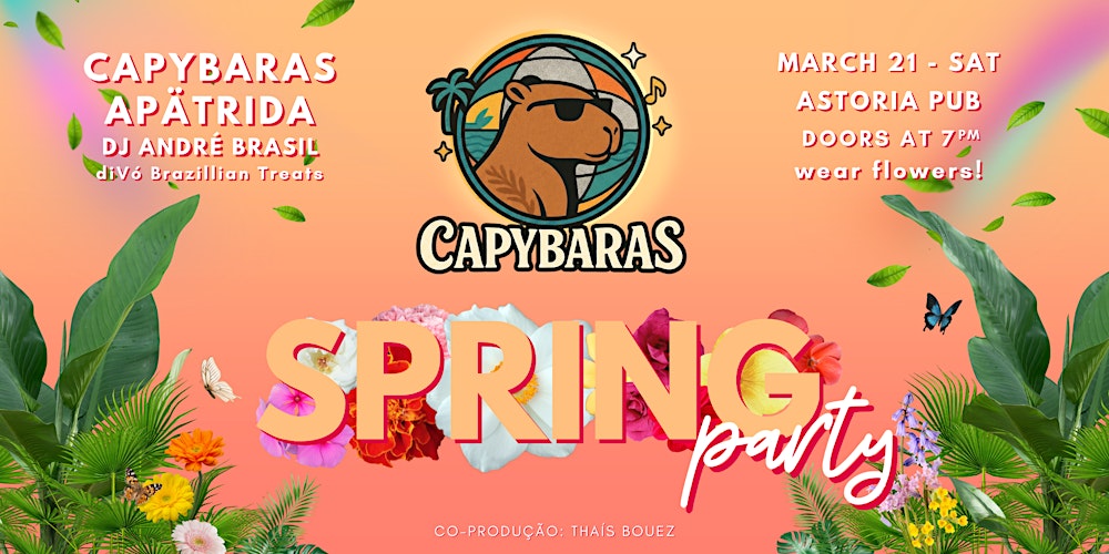 Capybaras' Spring Party