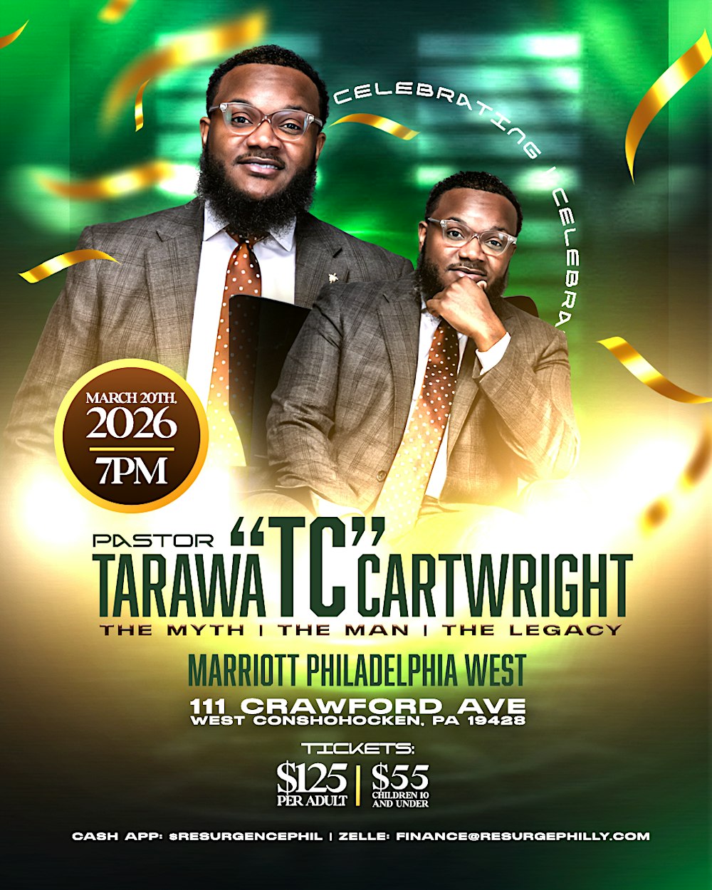 Pastor Tarawa Cartwright 40th Birthday Celebration