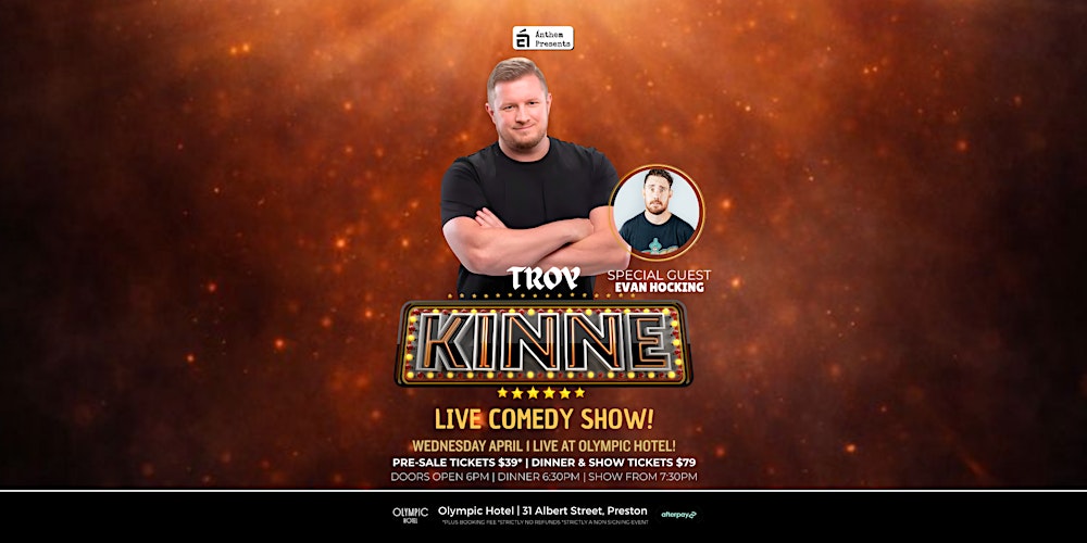 Troy Kinne LIVE at The Olympic Hotel!