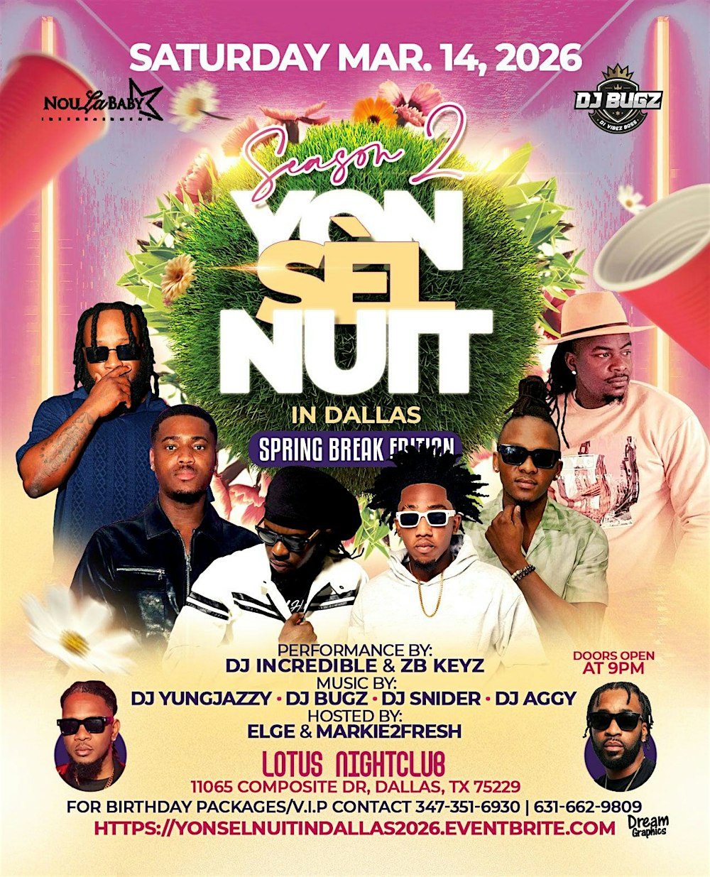 Yon Sèl Nuit In Dallas "Spring Break Edition"