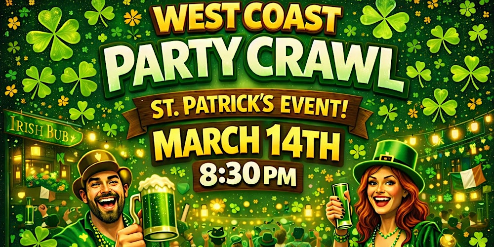 St Patrick's Day Pub Crawl - Vancouver 2026