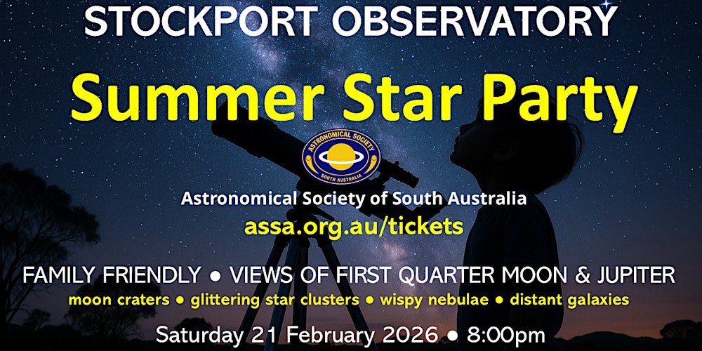 Stockport Observatory Summer Star Party 2026