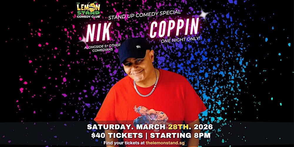 Nik Coppin | Saturday, March 28th @ The Lemon Stand Comedy Club