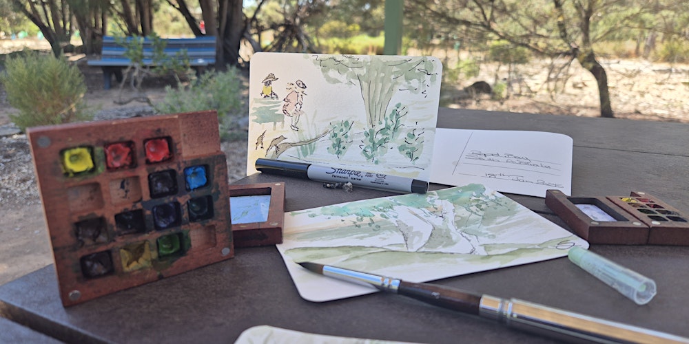 Watercolour Mindfulness @ Barossa Bush Gardens