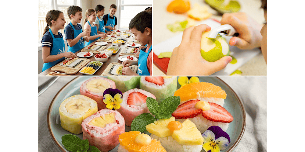 Fruit Sushi Making for Kids With Chef Tiore - Sushi Making Cooking Class in Charlotte | Classpop!™