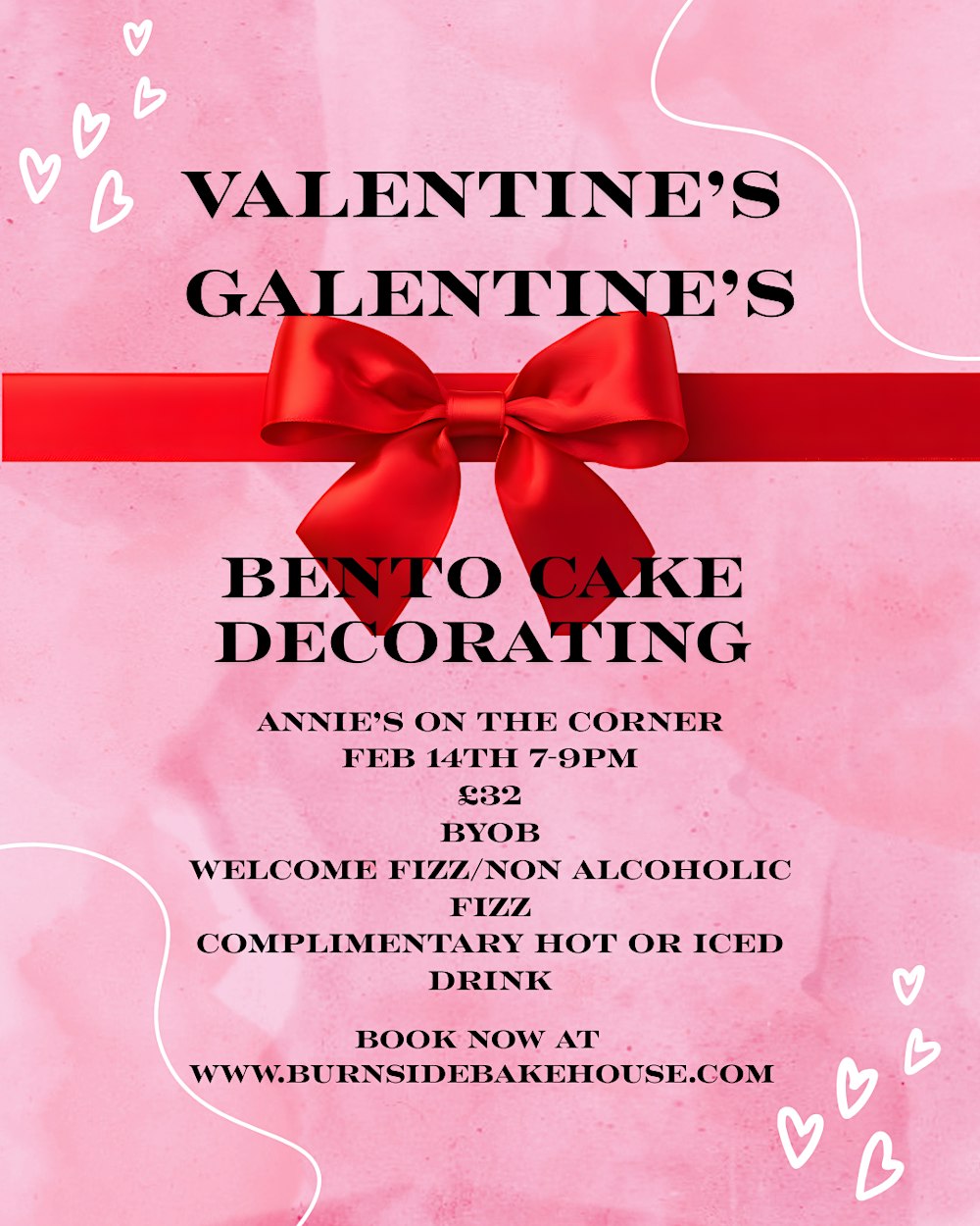 Galentines Cake Decorating