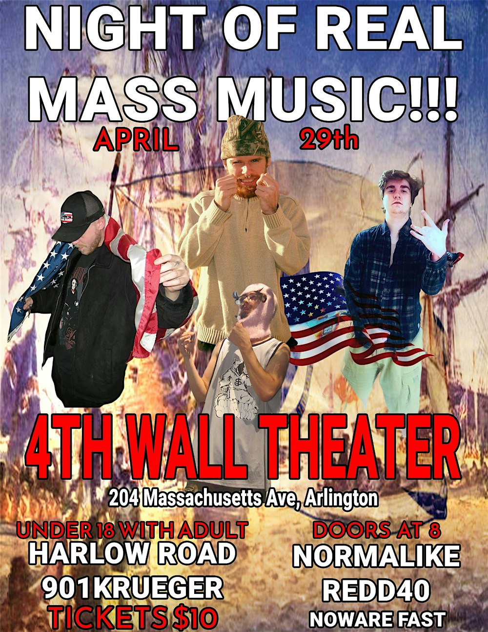 HARLOW ROAD//901 KRUEGER + GUESTS LIVE IN BOSTON