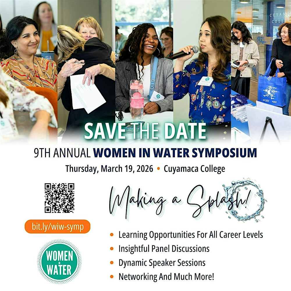 9th Annual Women in Water Symposium-Making a Splash!!