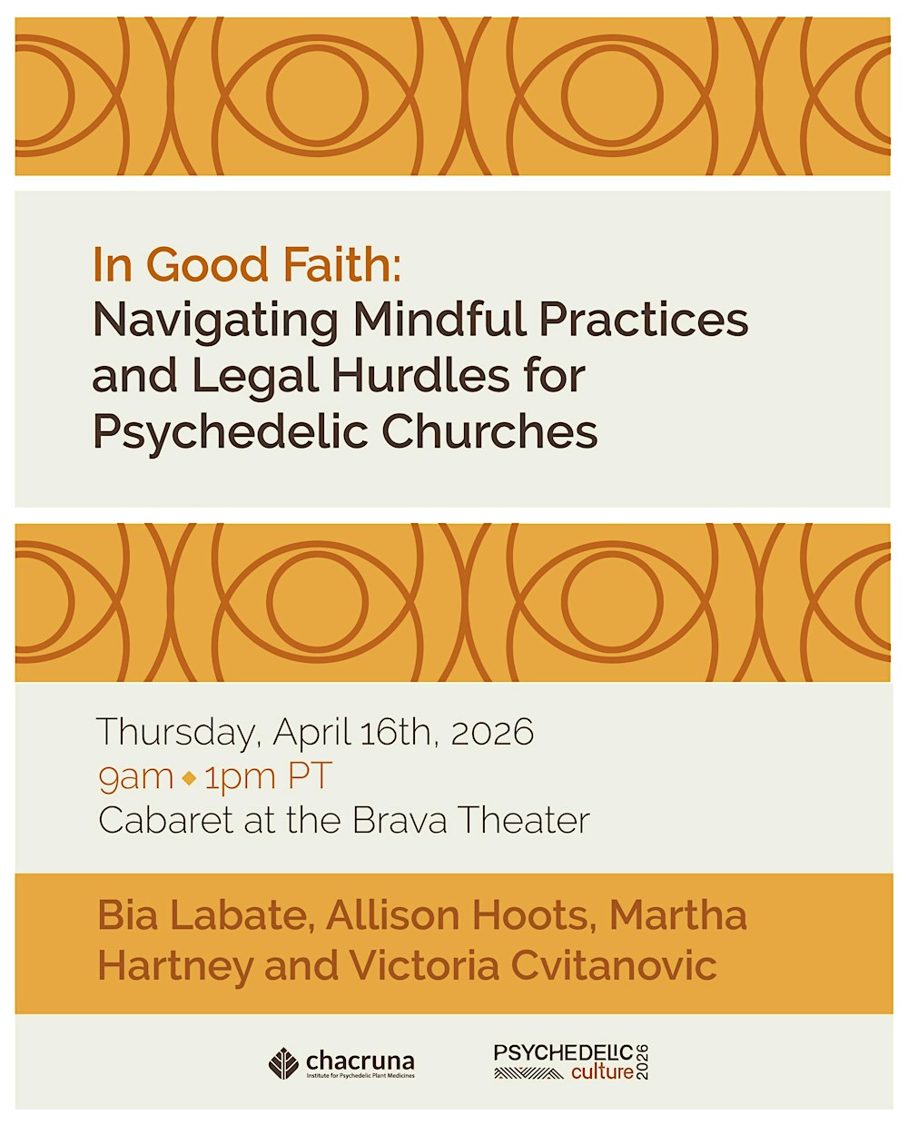 Workshop: Mindful Practices and Legal Hurdles for Psychedelic Churches