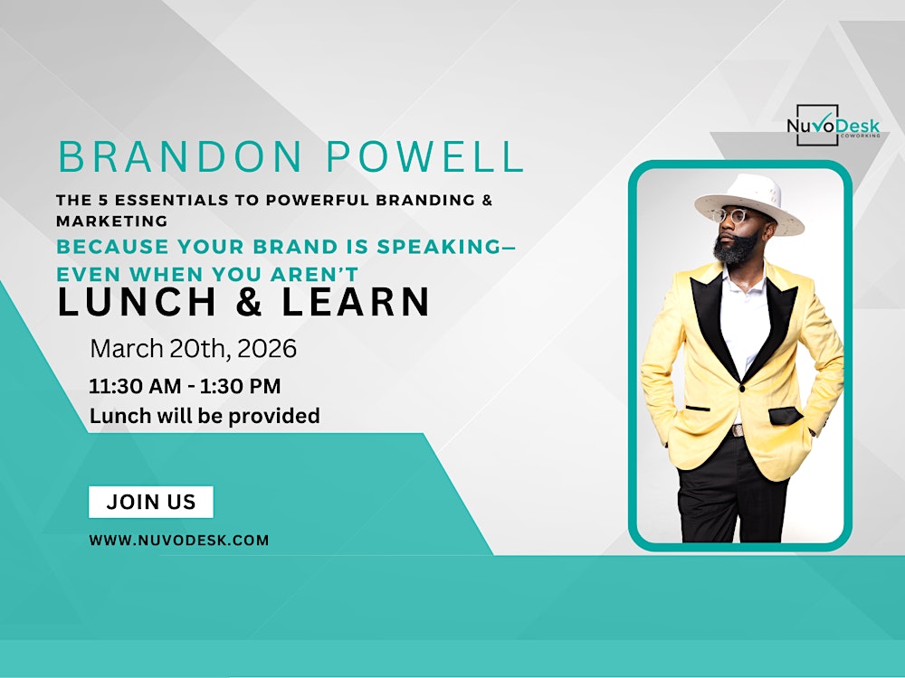 Lunch & Learn: The 5 Essentials to Powerful Branding and Marketing