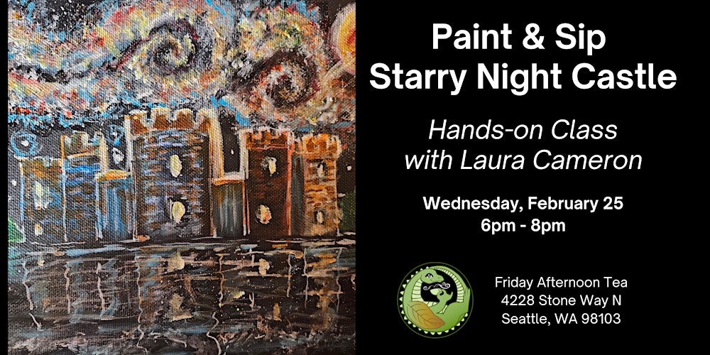 Paint & Sip: Starry Night Castle