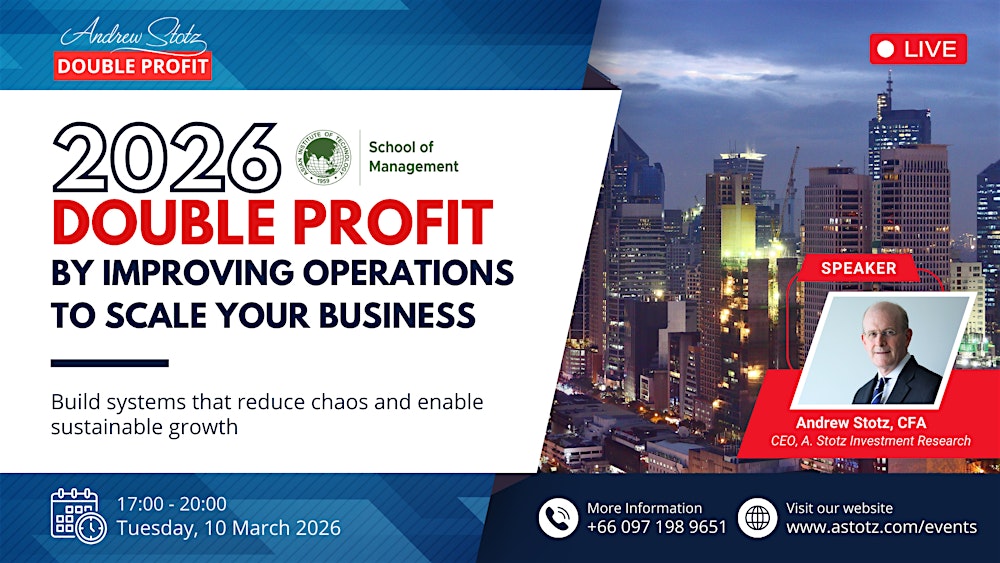 DOUBLE PROFIT by Improving Operations to Scale Your Business