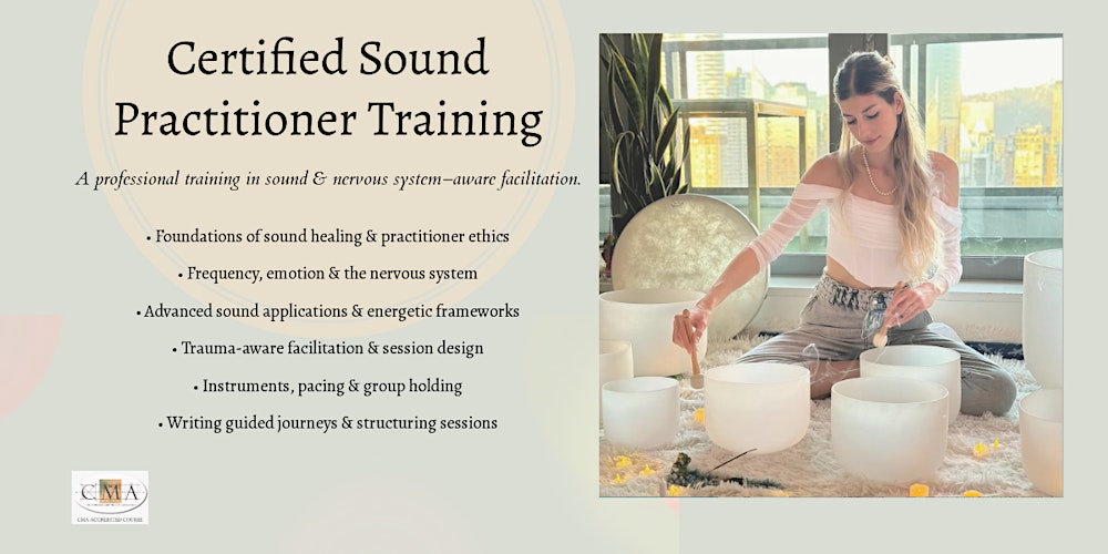 Certified Sound Healing Practitioner Training - Yaletown