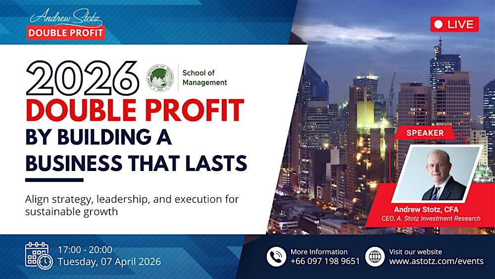 DOUBLE PROFIT by Building a Business That Lasts