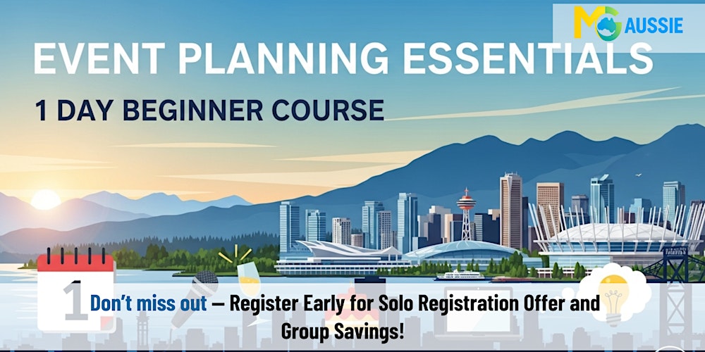 Event Planning Essentials – 1 Day Beginner Course in Vancouver