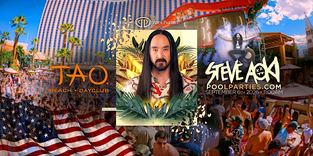 Steve Aoki | Labor Day Sunday Pool Party Vegas | TAO Beach