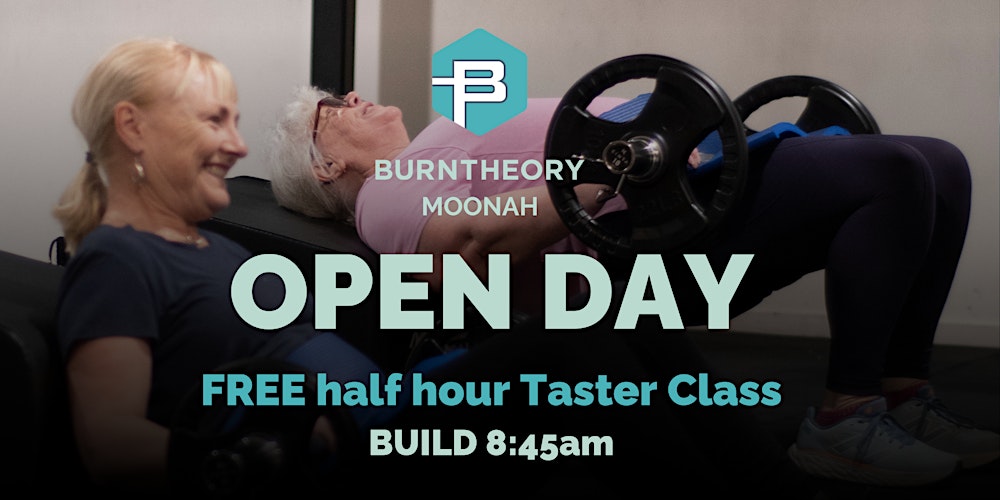 8.45am BUILD Class - FREE Taster Class - BurnTheory Moonah Open Day