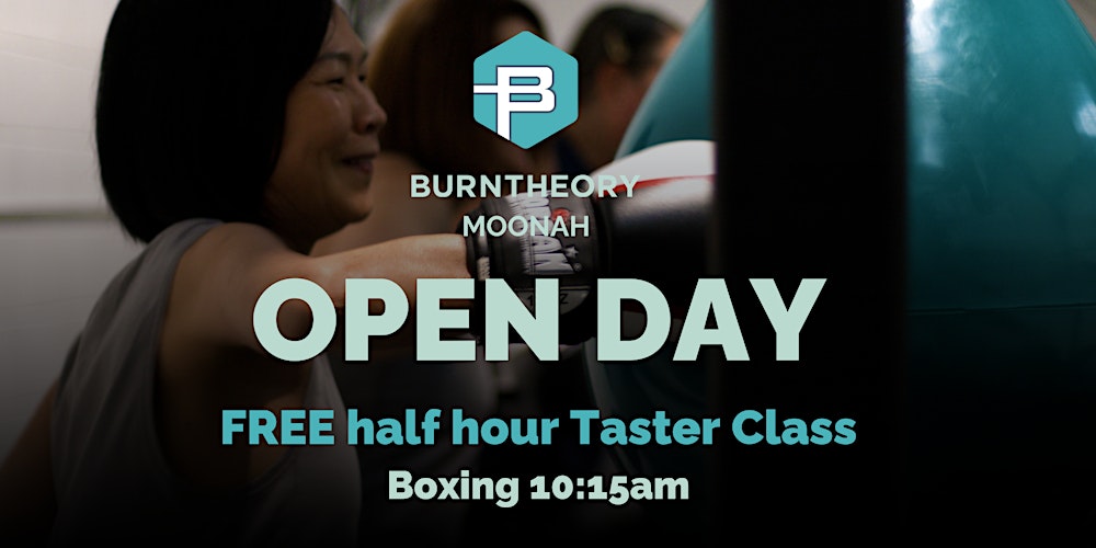 10.15am BOXING Class - FREE Taster Class - BurnTheory Moonah Open Day