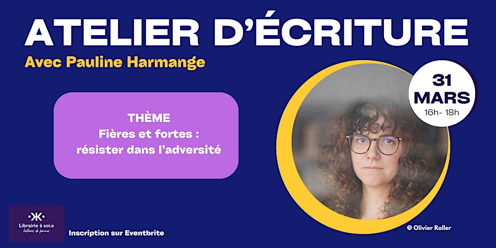 Atelier d'écriture avec Pauline Harmange