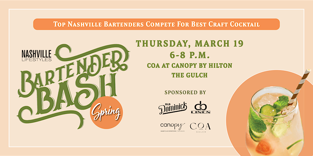 Bartender Bash, Spring 2026