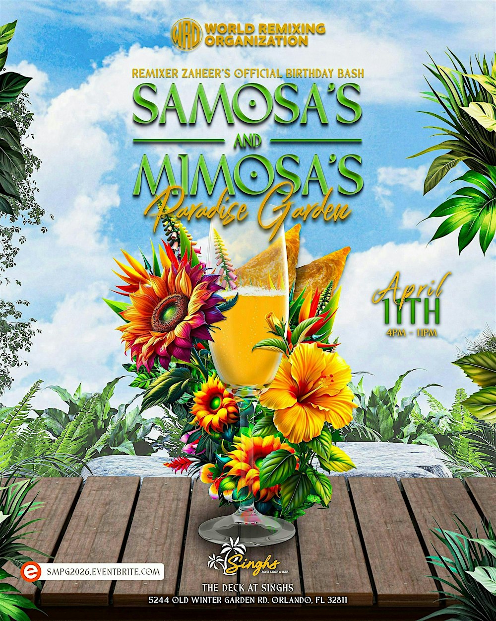 WRO - Samosa's & Mimosa's - Paradise Garden
