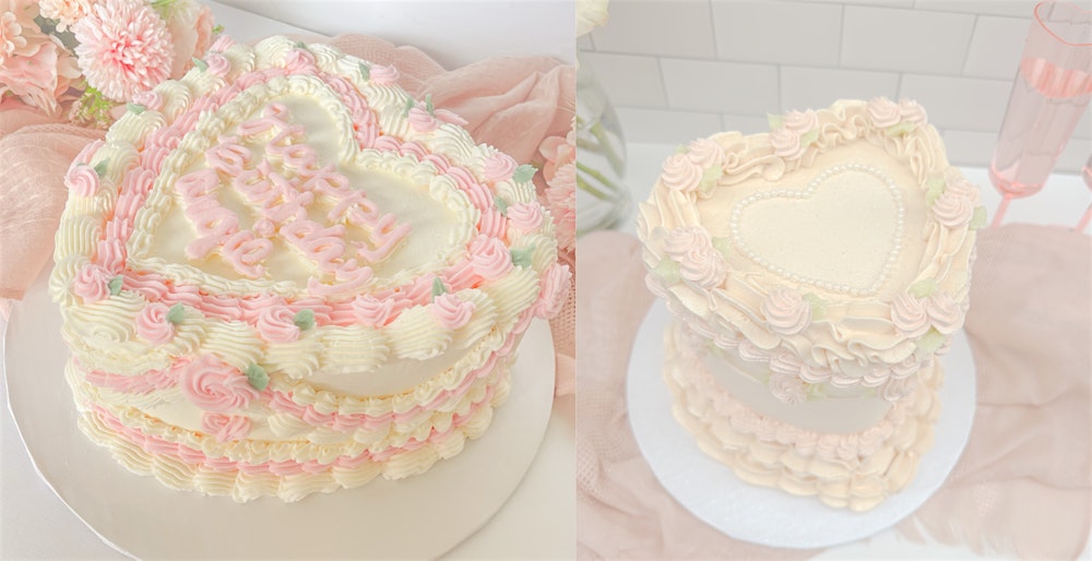 HTX Galentine's: Vintage Heart Cake Decorating and Mimosas in Houston