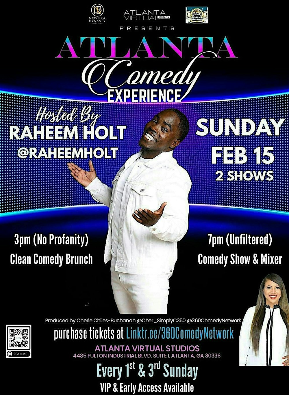 Atlanta Comedy Experience   February 15 (Sunday)