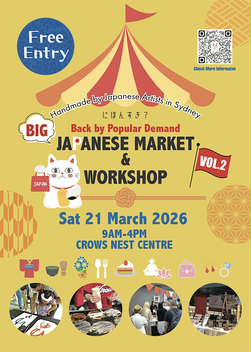 Big Japanese Market Returns to Crows Nest