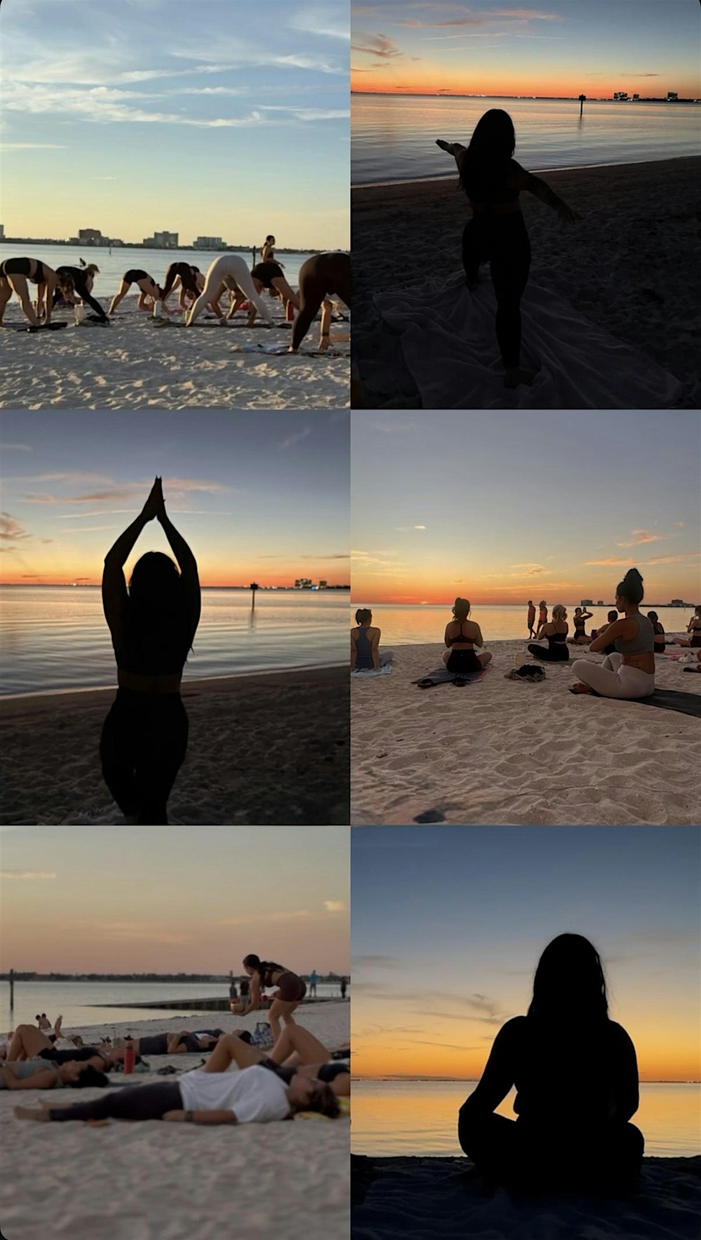 Sunset Yoga on the Beach