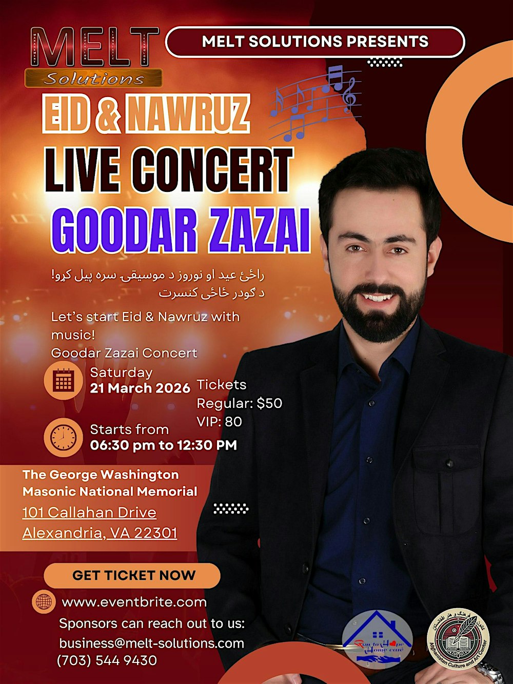 Eid & Nawruz Concert with Goodar Zazai