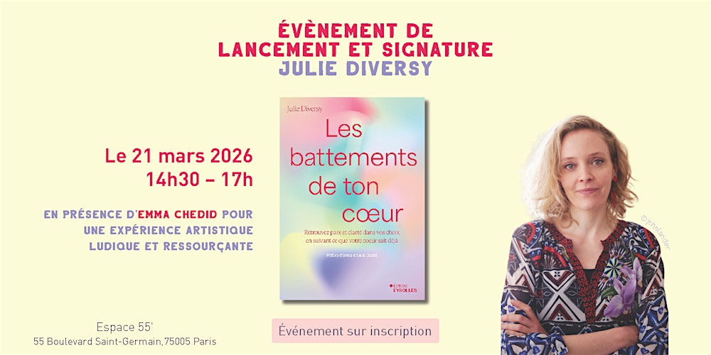 Les battements de ton coeur - Lancement et signature