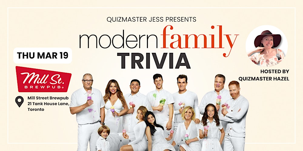 Modern Family Trivia at Mill St Brewery