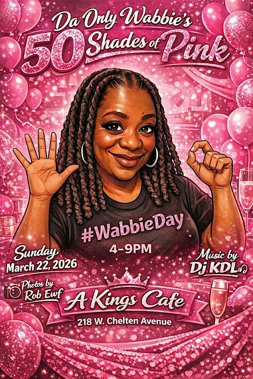 Da'Only Wabbie's 50 Shades of Pink