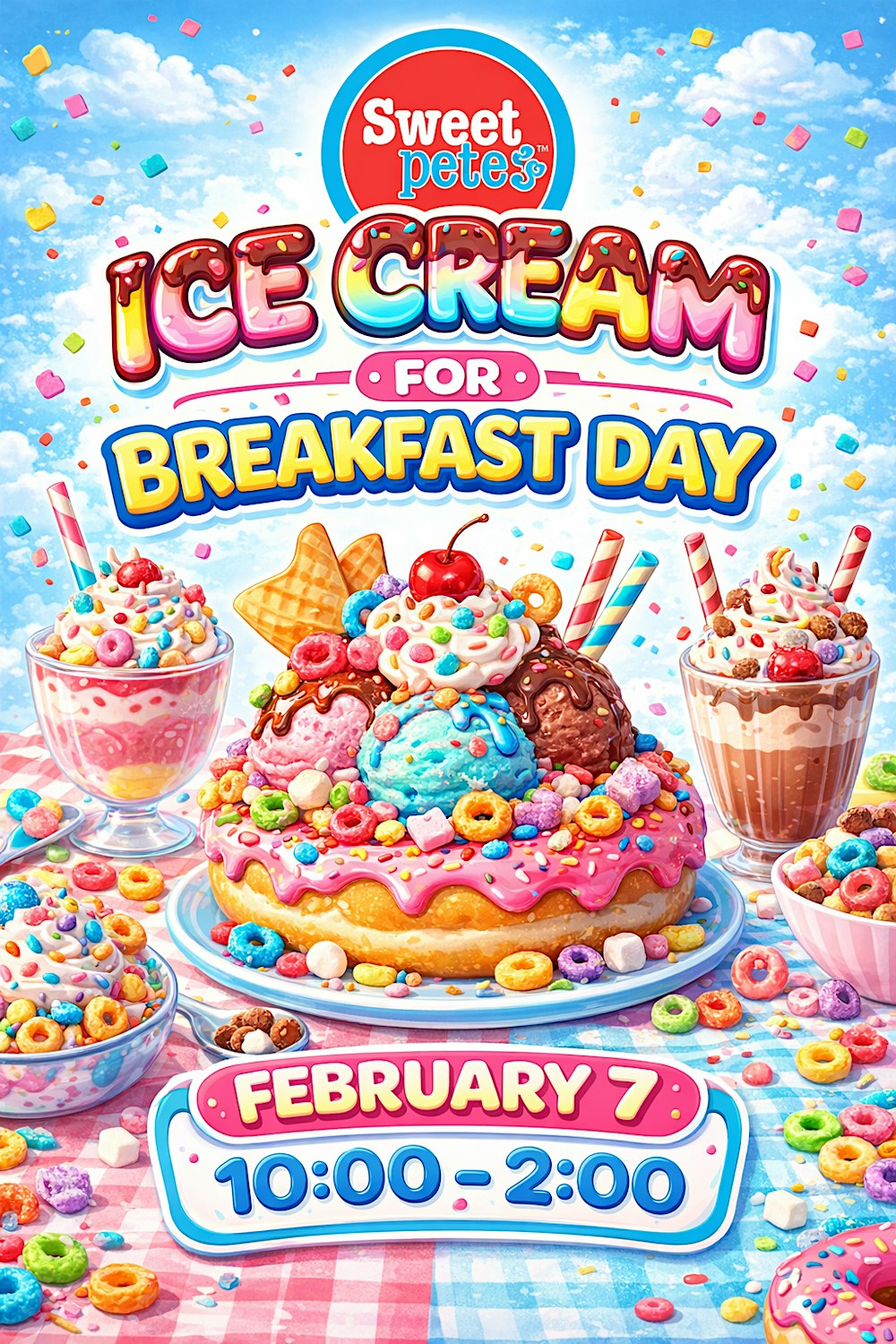 Sweet Pete's National Ice Cream Day