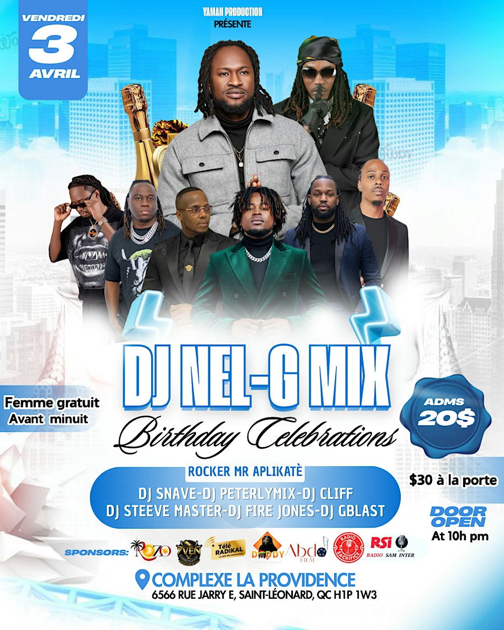 DJ NEL-G MIX BIRTHDAY CÉLÉBRATION