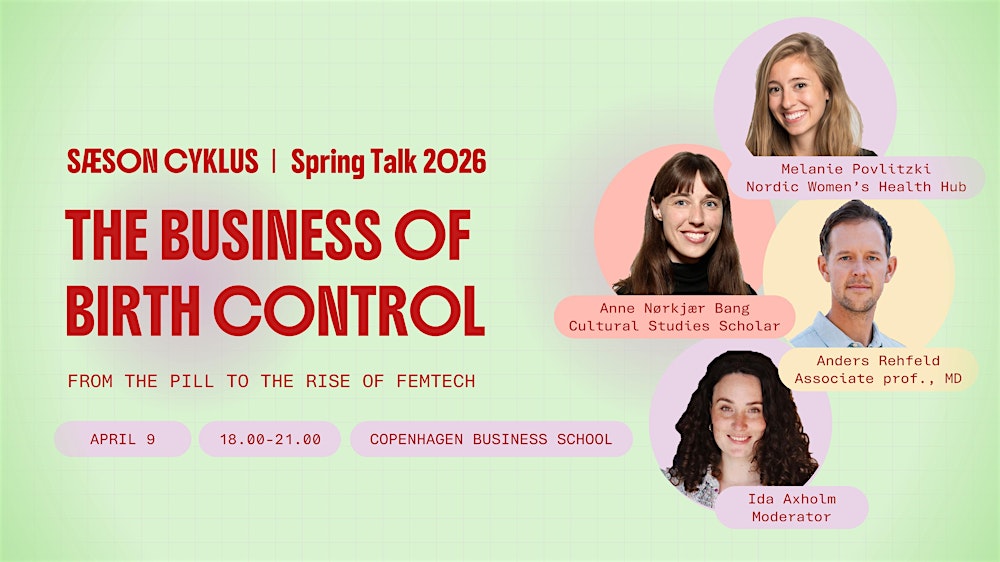 SÆSON CYKLUS Spring Talk 2026 - The Business of Birth Control