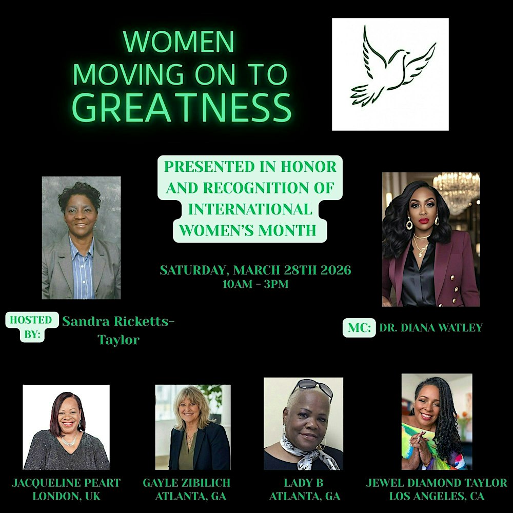 Women Moving On To Greatness
