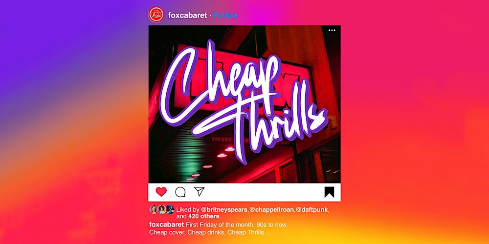 Cheap Thrills Dance Party